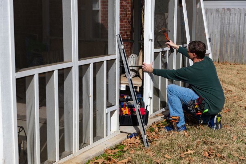 Construction Phase of Sunroom
