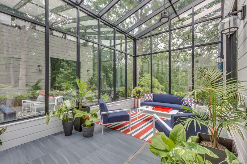 Sunroom with Scenic View